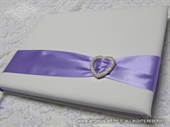 Wedding guestbook - Lilac Heart