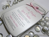 Wedding invitation - Pink Bottle