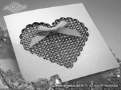 Pozivnica za vjenčanje - Shine Heart Shaped
