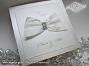 Pozivnica za vjenčanje - Stylish White Crystals