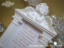 Poklon za goste - Bijeli okvir s anđelom
