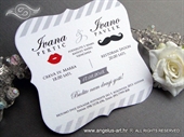 Pozivnica za vjenčanje - Mustache Vintage Line