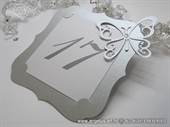 Broj stola za svadbenu svečanost - Silver Frame
