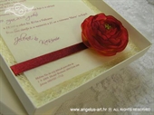 Exclusive greeting card - Red Flower