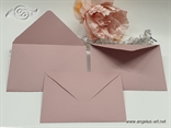 Prljavo roza kuverta 12x17cm