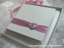 Wedding ring pad - Pink Heart