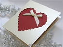 Pozivnica za vjenčanje - Red Heart shaped