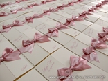 Cream Pink thanky you card