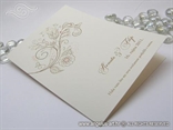 krem zahvalnica za vjenčanje mat karton s grafikom cvjetova