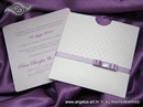 Pozivnica za vjenčanje Lilac Dots Charm