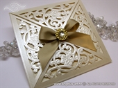 Wedding invitation - Luxury Cream Beauty