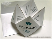 Wedding invitation - Origami Fortune Teller-2