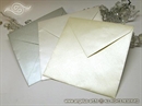 Kuverte 17x17 cm za izradu pozivnica od perlastog kartona - uradi sam DIY