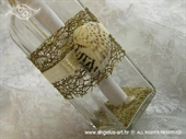 Pozivnica za vjenčanje Poruka u boci - Natur školjka