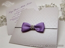 Pozivnica za vjenčanje - Purple Shine Charm