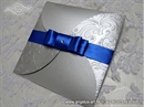 Wedding invitation - Blue & Silver Beauty