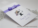 Pozivnica za vjenčanje Happy Lilac Charm Plus