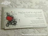 pozivnica za vjenčanje flyer s tiskom teksta