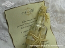 Pozivnica za vjenčanje Poruka u boci - Morski svitak