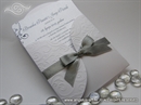 Pozivnica za vjenčanje - Silver Bow Mini Beauty