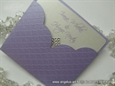 Pozivnica za vjenčanje - Purple Shine Charm