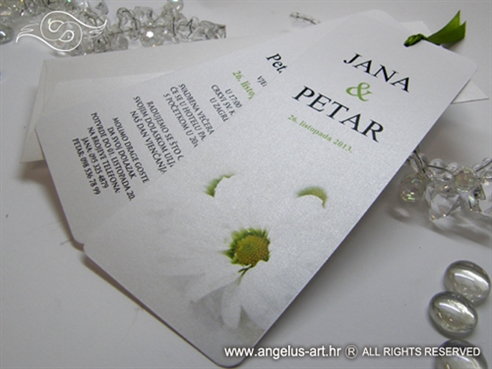 pozivnica za vjencanje u obliku bookmarkera s slikom ivancice