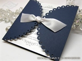 Pozivnica za vjenčanje - Blue Lace Diva