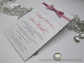 Wedding invitation - Rose Lace Line