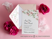 Pozivnica za vjenčanje - Romantic Flower Line