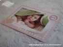 Pozivnica za krštenje - Baby roza razglednica