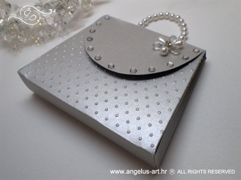 silver greeting card