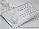 Pozivnica za vjenčanje Leptirov let - silver