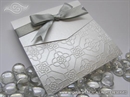 Pozivnica za vjenčanje - Silver Ornament Classic