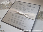 Pozivnica za vjenčanje Lovely in Silver