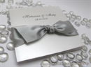 Pozivnica za vjenčanje - Stylish Silver Bow
