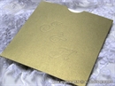 Pozivnica za vjenčanje - Gold Monogram Charm